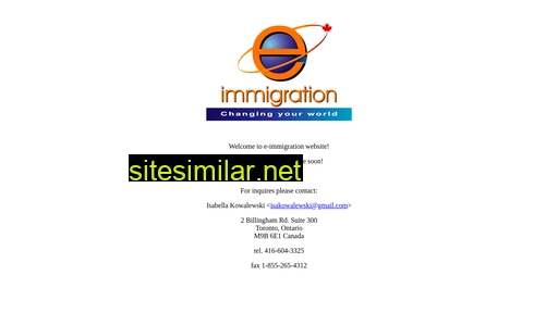 e-immigration.ca alternative sites