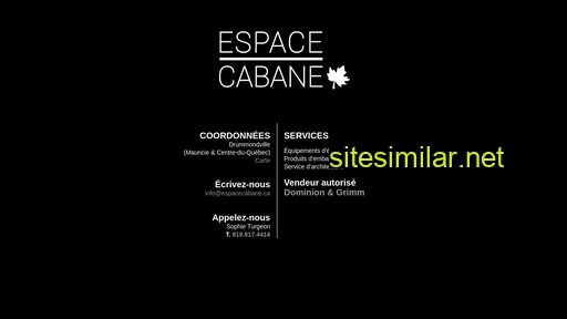 espacecabane.ca alternative sites