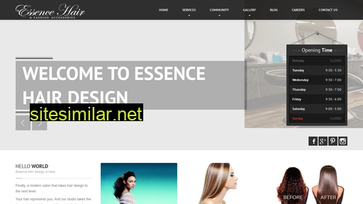 Essencehairdesign similar sites