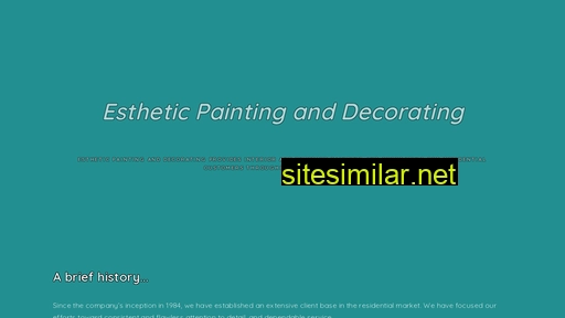 Estheticpaintinganddecorating similar sites