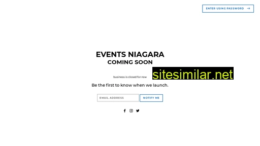 eventsniagara.ca alternative sites