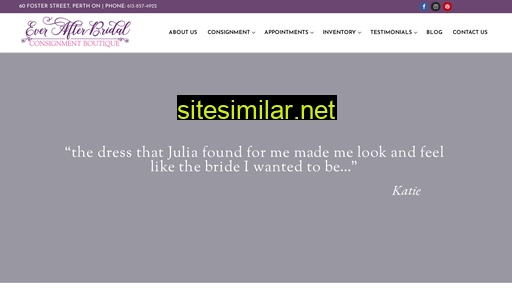 ever-after-bridal.ca alternative sites