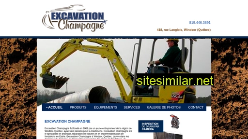 excavationchampagne.ca alternative sites