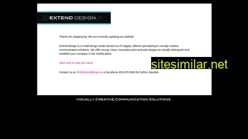 extenddesign.ca alternative sites