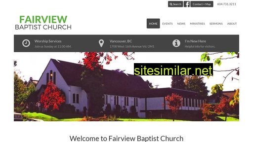 fairviewbaptistvancouver.ca alternative sites