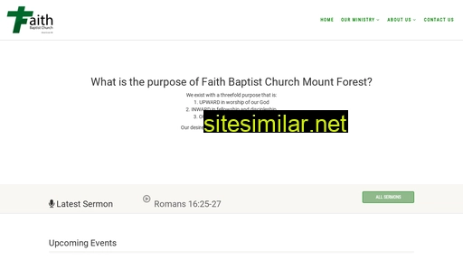 faithbaptistmountforest.ca alternative sites