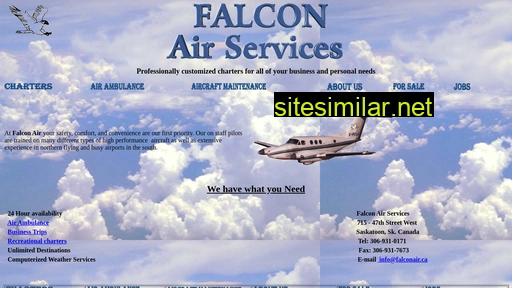 falconair.ca alternative sites