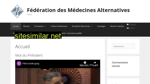 Federation-medecine-alternative similar sites