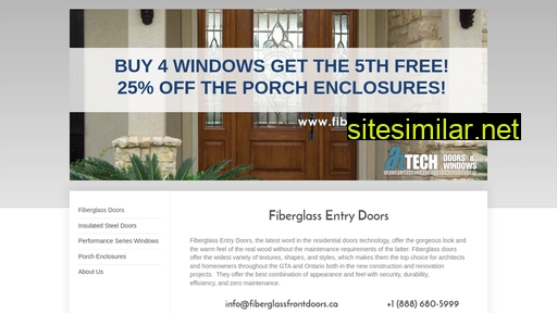 fiberglassfrontdoors.ca alternative sites