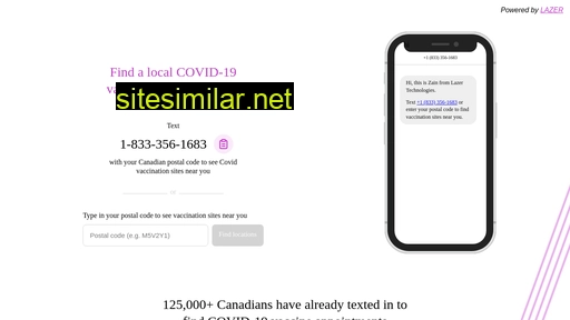 findmyvaccine.ca alternative sites
