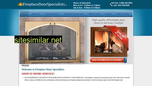 fireplacedoorspecialists.ca alternative sites