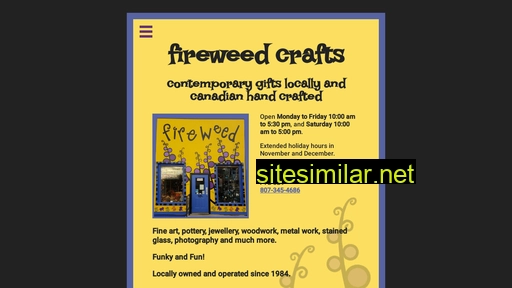 fireweedcrafts.ca alternative sites