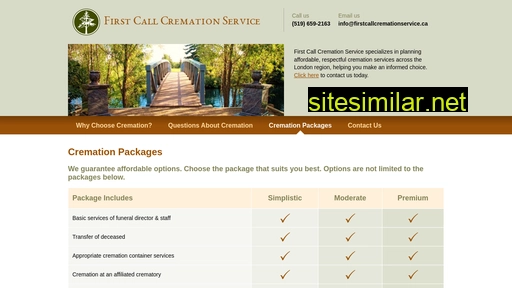 firstcallcremationservice.ca alternative sites