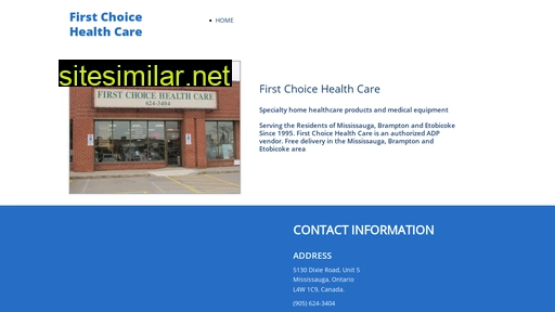 firstchoicehealthcare.ca alternative sites