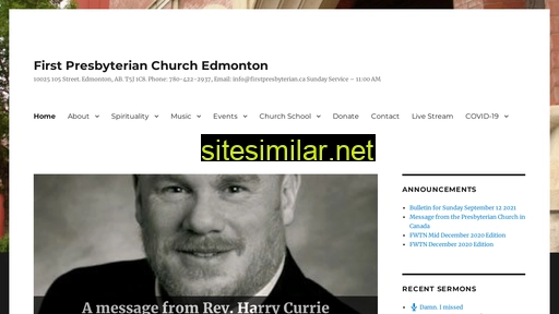 firstpresbyterian.ca alternative sites