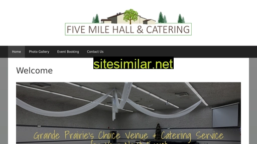 fivemilehallcatering.ca alternative sites