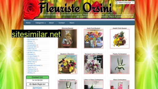 fleuristeorsini.ca alternative sites