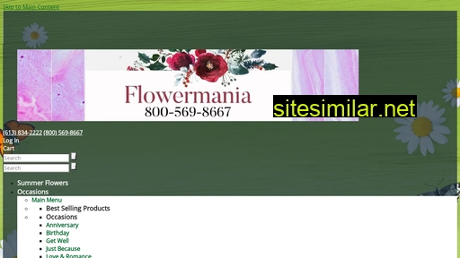 flowermania.ca alternative sites