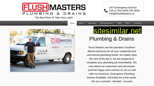 flushmasters.ca alternative sites