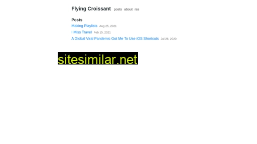 flyingcroissant.ca alternative sites