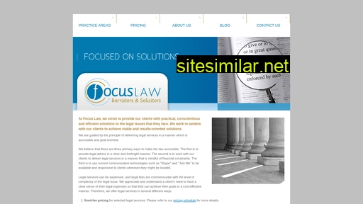 focuslaw.ca alternative sites