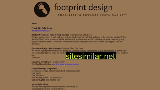 footprintdesign.ca alternative sites