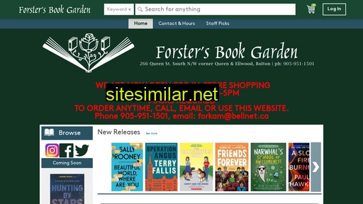forstersbookgarden.ca alternative sites