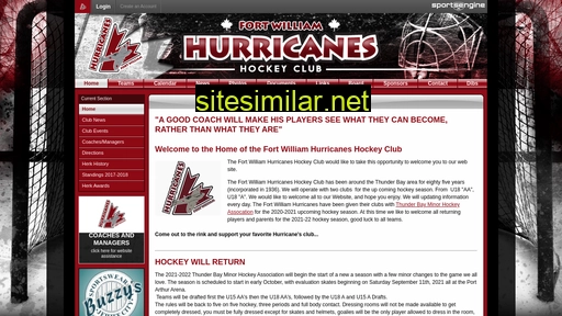 Fortwilliamhurricaneshockey similar sites