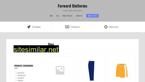 forwarduniforms.ca alternative sites