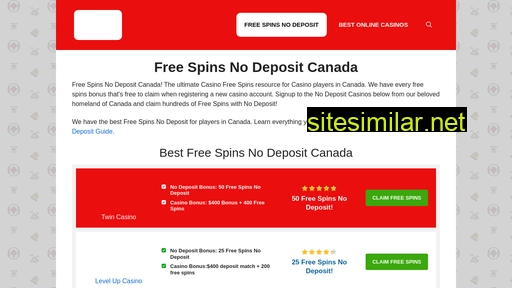 freespinsnodeposit.ca alternative sites