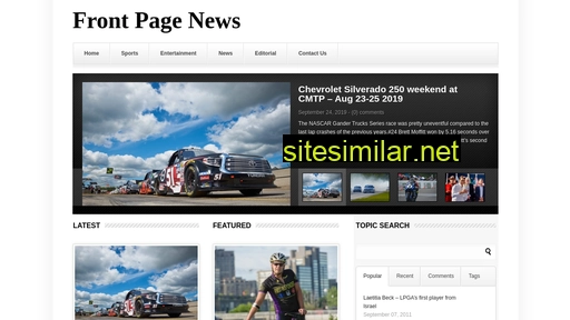 Frontpagenews similar sites