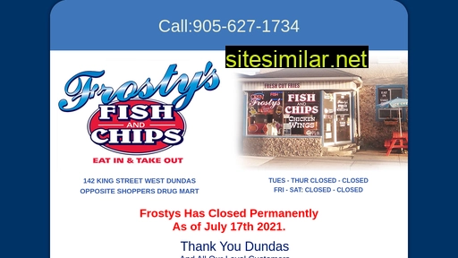 frostysfishandchips.ca alternative sites