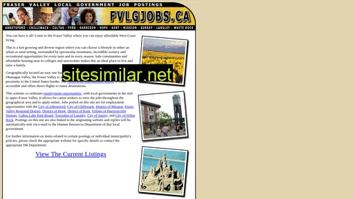 fvlgjobs.ca alternative sites