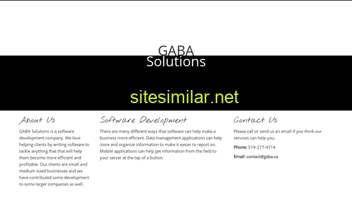 gaba.ca alternative sites