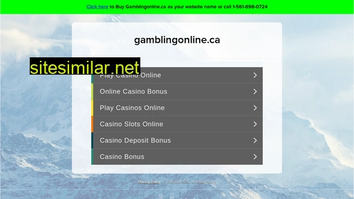 gamblingonline.ca alternative sites