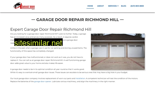 garagedoorservice.ca alternative sites