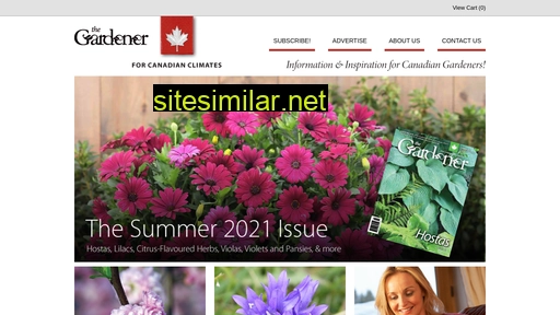 gardenermagazine.ca alternative sites