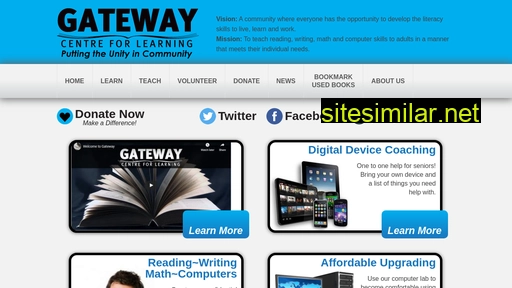 gatewaycentreforlearning.ca alternative sites