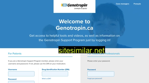 genotropin.ca alternative sites