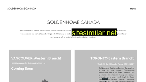 goldenhomecabinetry.ca alternative sites