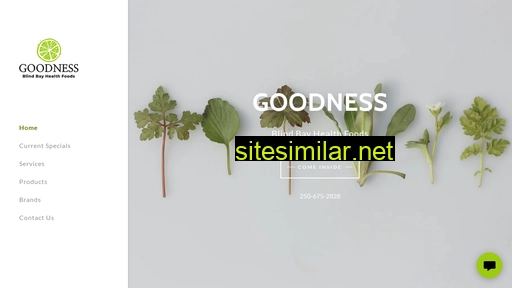 goodnessblindbayhealthfoods.ca alternative sites