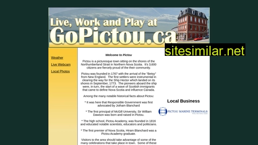 gopictou.ca alternative sites
