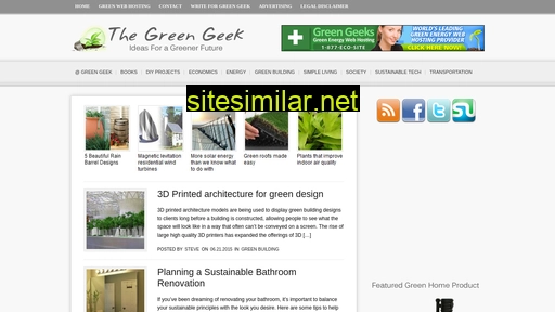 Greengeek similar sites