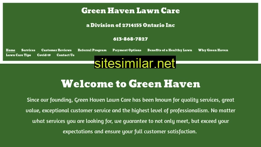 greenhavenlawncare.ca alternative sites