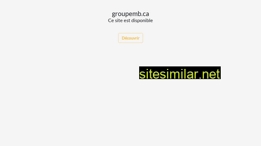 groupemb.ca alternative sites