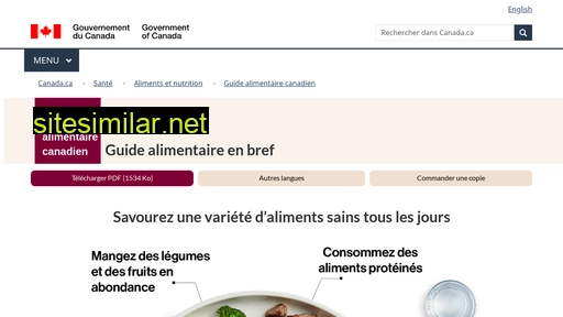 Guide-alimentaire similar sites