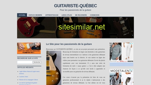 guitaristequebec.ca alternative sites