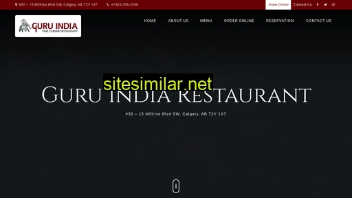 guruindiarestaurant.ca alternative sites