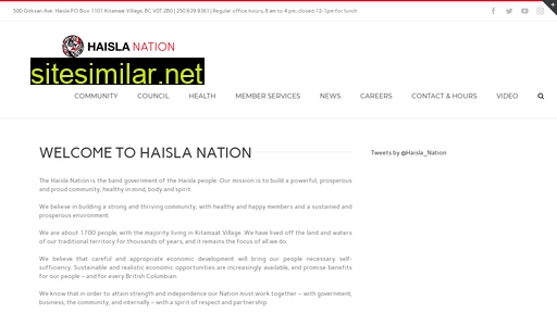 haisla.ca alternative sites