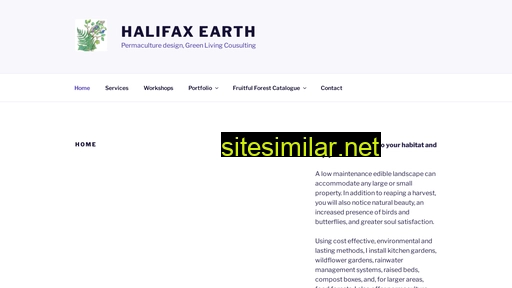 halifaxearth.ca alternative sites